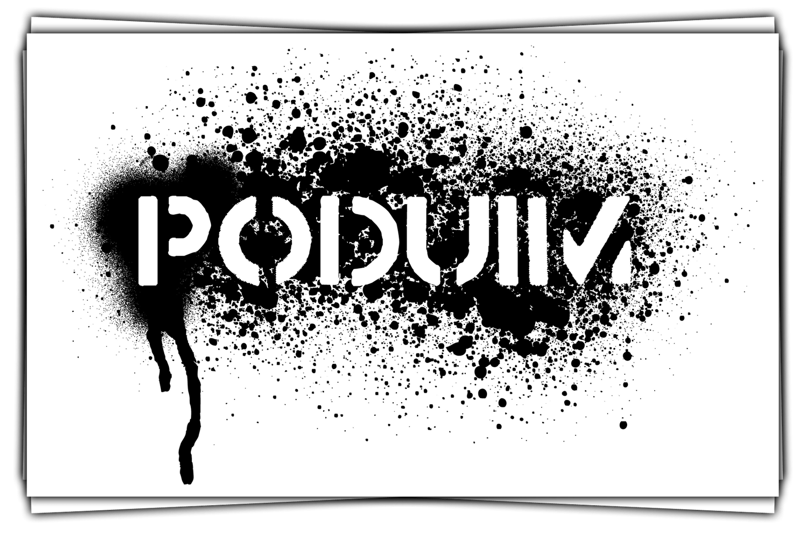 Spray Logo - Capture: Podium spray logo