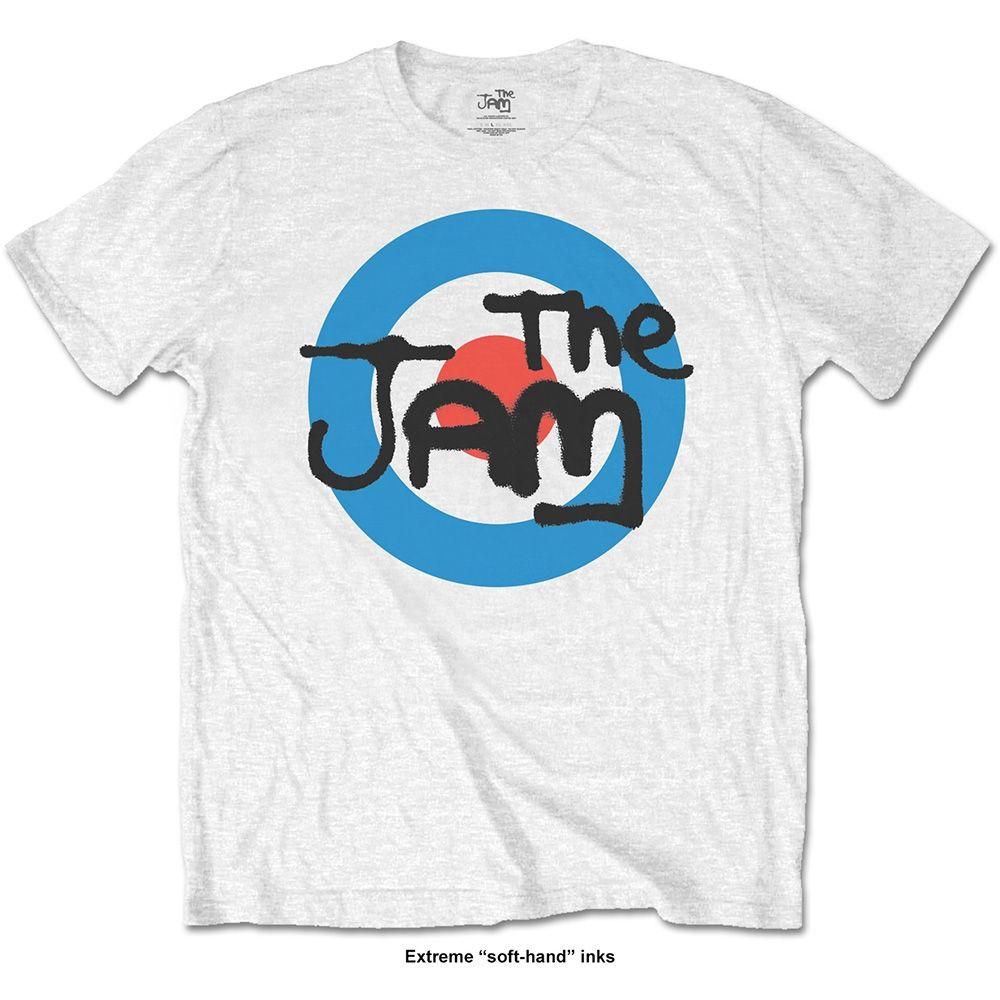 Spray Logo - The Jam Spray Logo Men's T-shirt White Medium - Official Mens Tshirt ...