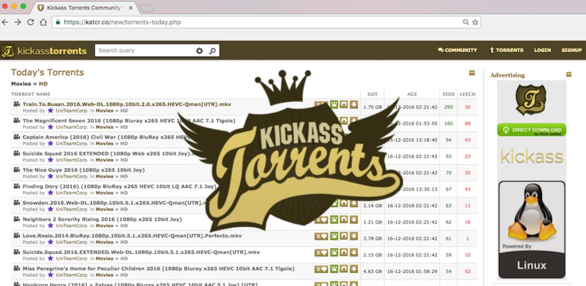 KickassTorrents Logo LogoDix