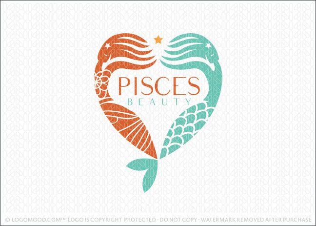 Pisces Logo - Readymade Logos Pisces Beauty