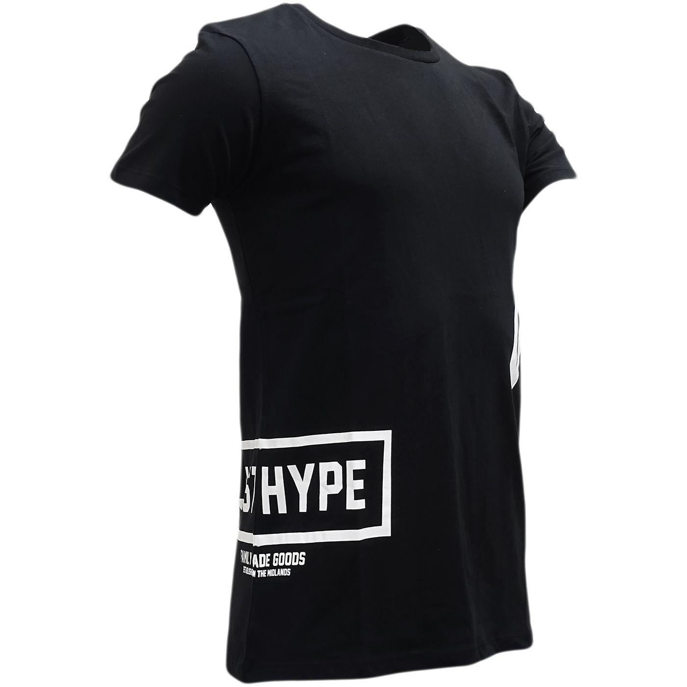Side Logo - Hype Black Side Logo T-Shirt - Multiple Logo - NEW | eBay