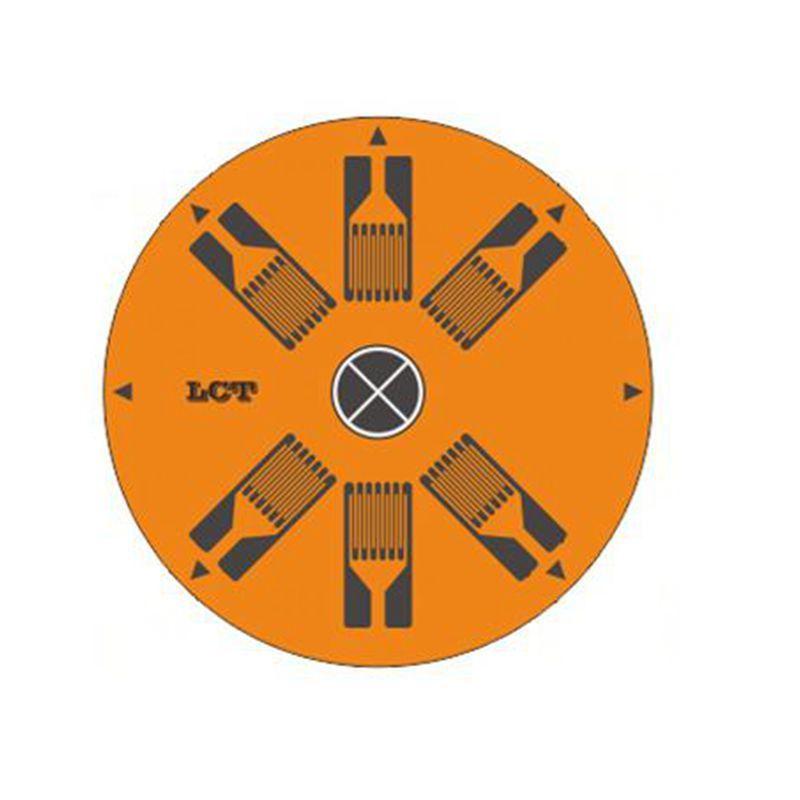 1CD Logo - Rosette type strain gauge / delta / for stress analysis / force