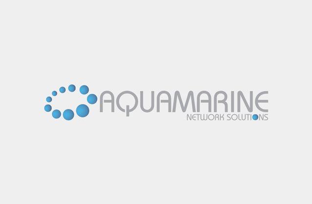 Aquamarine Logo - Logo Design Sample | Aquamarine logo | Domain logo | Hosting logo ...
