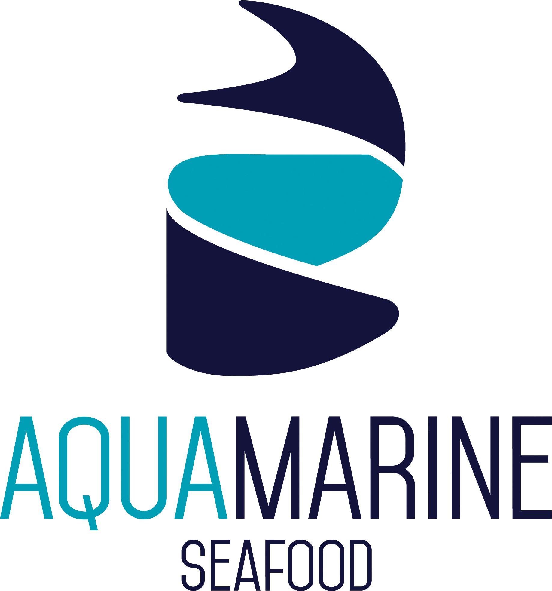 Aquamarine Logo - Aquamarine Cold Seafood, Warm Service