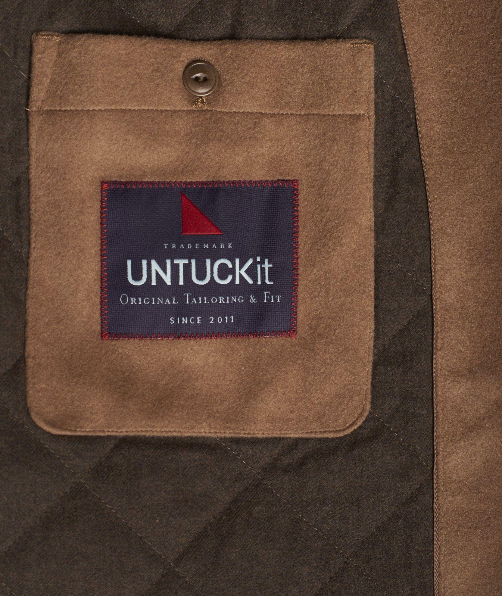 UNTUCKit Logo - Gallimard Camel Wool-Blend Coat | UNTUCKit