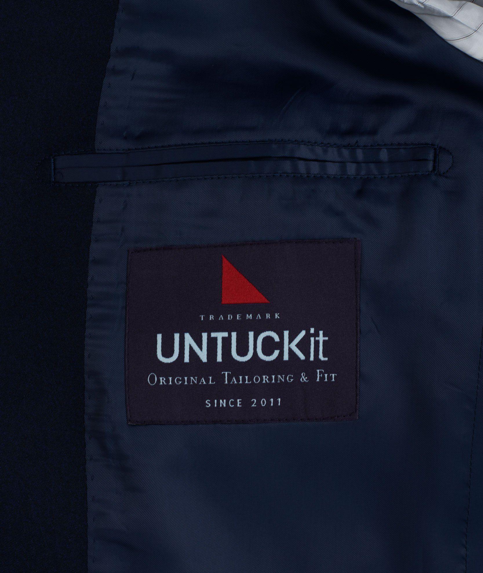 UNTUCKit Logo - Verdot Navy Italian Fine Wool Constructed Sport Coat | UNTUCKit