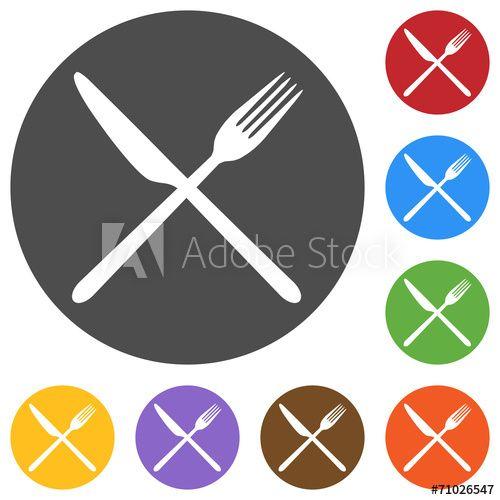 Messer Logo - Messer und Gabel Logo - Buy this stock vector and explore similar ...