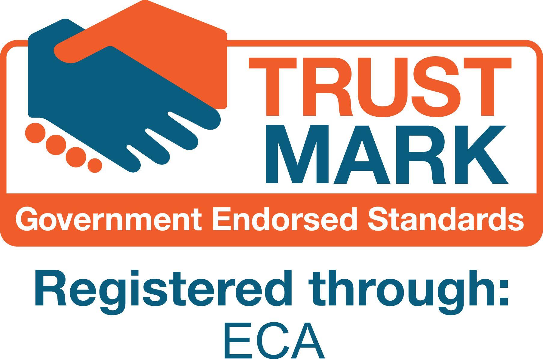 Trustmark Logo - Sparky P electrician camberley Trust Mark