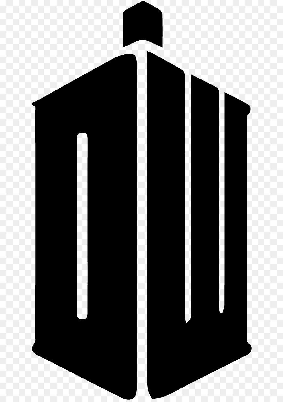 TARDIS Logo - Doctor TARDIS Logo Stencil Decal who png download