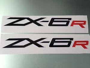 ZX6R Logo - ZX 6R ZX6R Fairing Decals / Stickers (New Logo) (Any Colour) (200mm