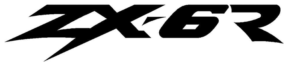 ZX6R Logo - ZX6R (002) decal