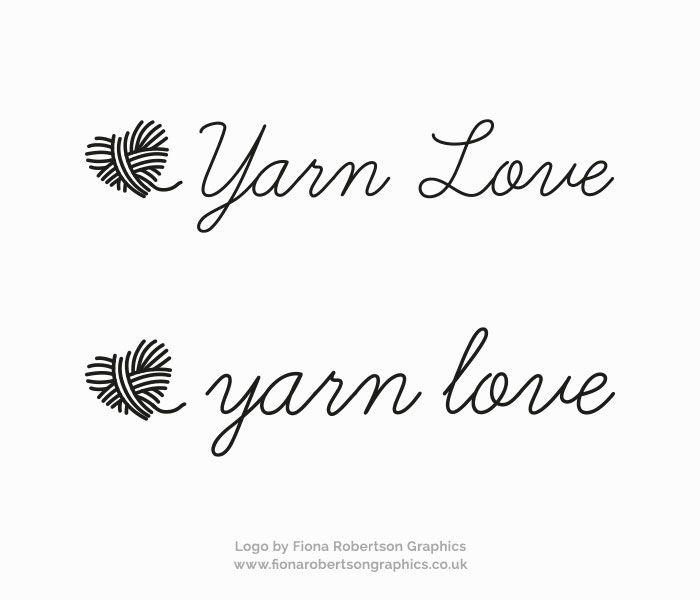 Wool Logo - Logo design for sale: Yarn Love - Fiona Robertson Graphics