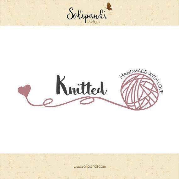 Wool Logo - Premade Logo & Watermark // Yarn logo // Knit logo // Wool Logo ...