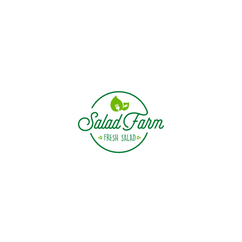 Salad Logo - Creative logo for a Salad Bar. Logo design contest