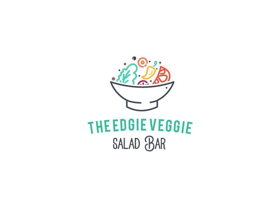 Salad Logo - Entry by tickmyhero for Edgie Veggie Salad Bar Logo Design