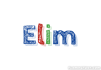 Elim Logo - United States of America Logo | Free Logo Design Tool from Flaming Text