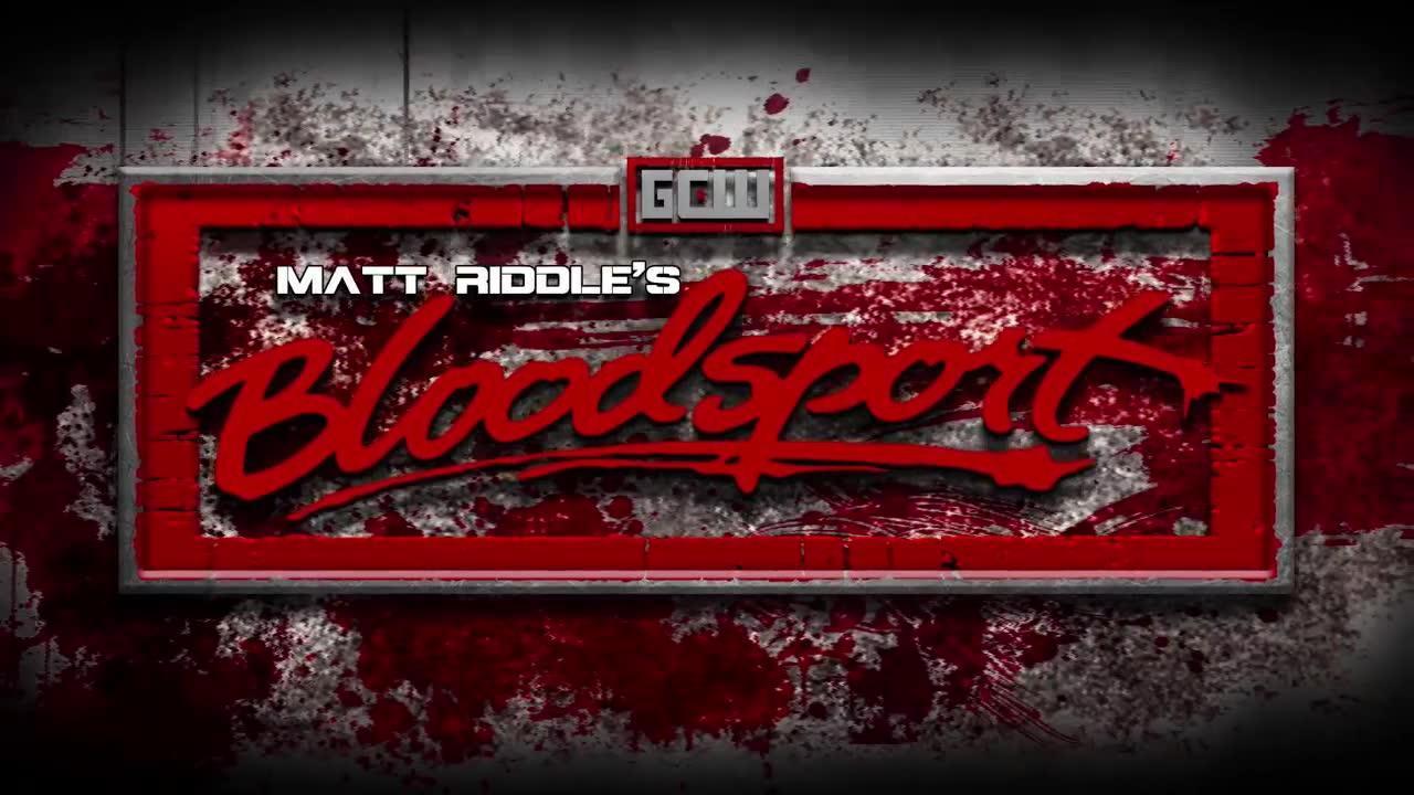 Bloodsport Logo - ▷ GCW Matt Riddle's Bloodsport Official PPV Replay - FITE