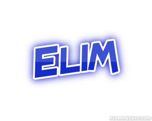 Elim Logo - United States of America Logo | Free Logo Design Tool from Flaming Text