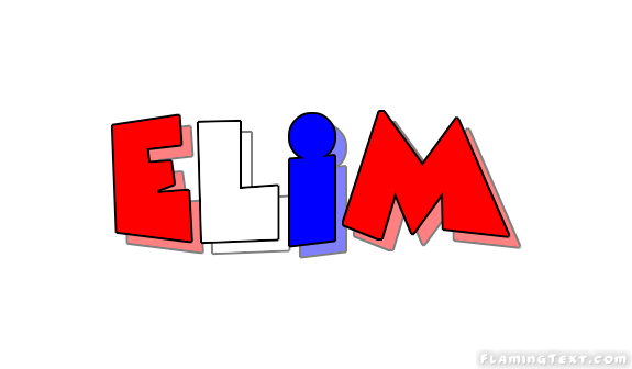 Elim Logo - United States of America Logo | Free Logo Design Tool from Flaming Text