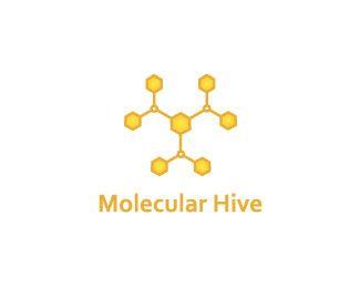Molecule Logo - Molecular Hive Designed by shad | BrandCrowd