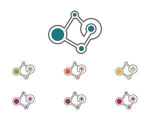 Molecule Logo - molecule Logo