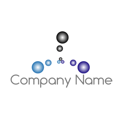 Molecule Logo - Triangular Molecule Logo Maker