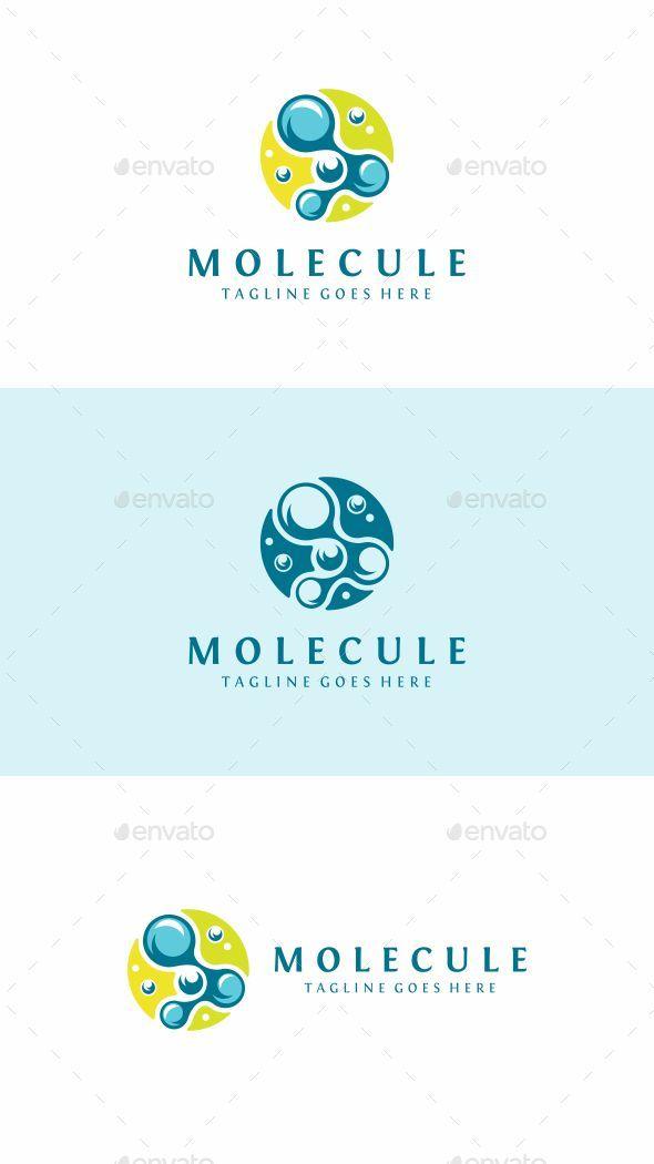 Molecule Logo - Molecule | Abstract | Logo templates, Logo design, Abstract logo
