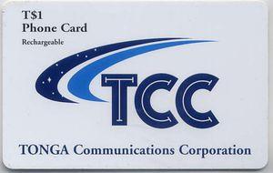 TCC Logo - Phonecard: TCC New Logo (Remote Memory Tonga, Tonga) (Tonga