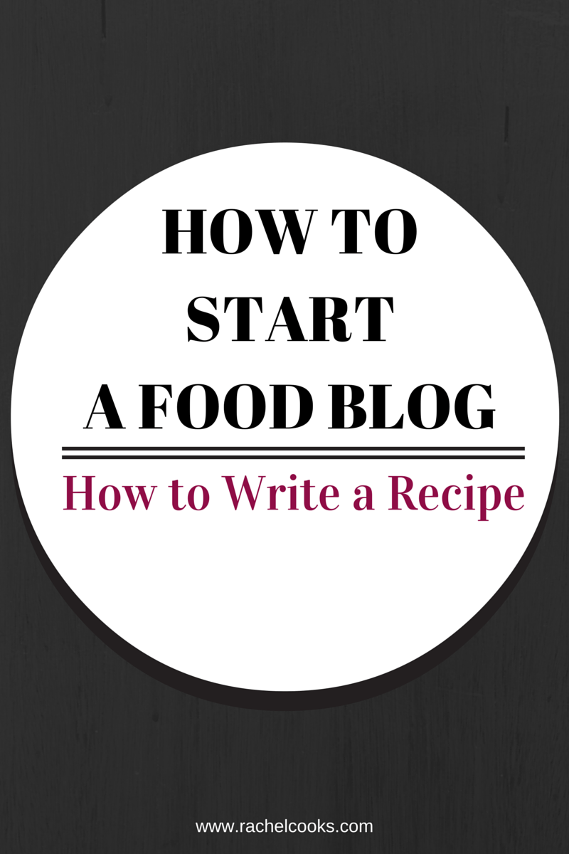 Recipe.com Logo - How to Write a Recipe - Rachel Cooks®
