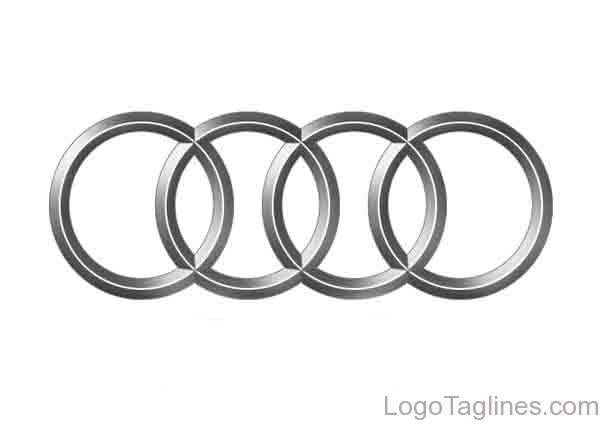 Audi's Logo - Audi Logo and Tagline -