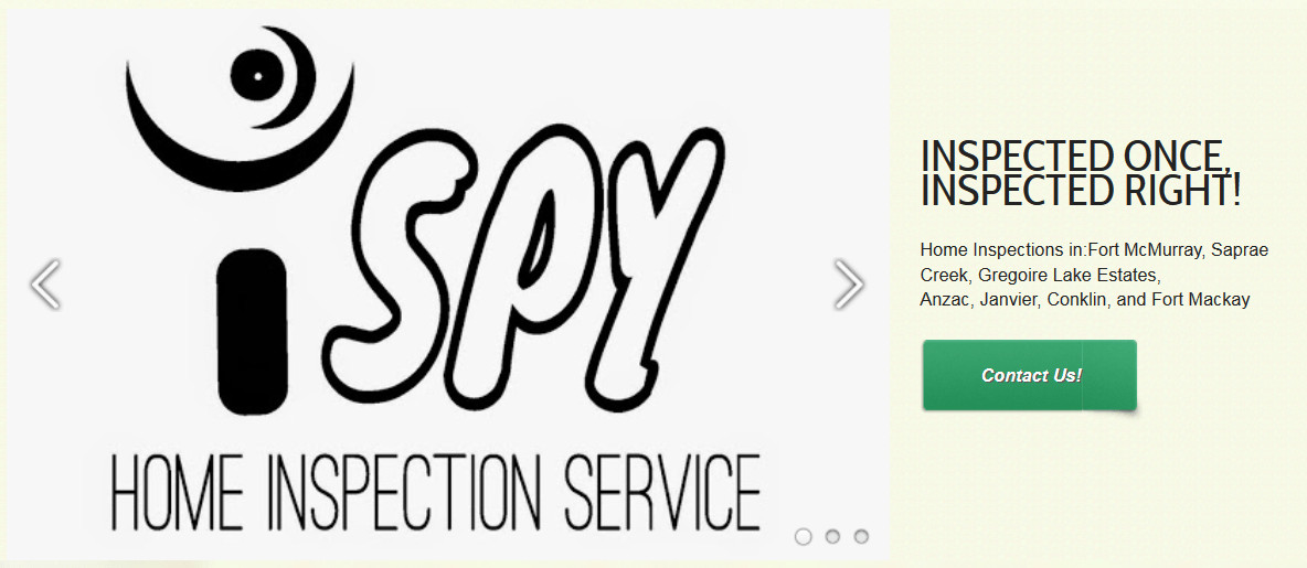 Ispy Logo - Home Inspection. Fort Mcmurray. Alberta. I SPY Home Inspections