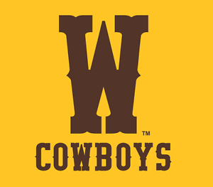 Wyoming Logo - LARGE! WYOMING COWBOYS MAGNET TEAM COLLEGE FOOTBALL LOGO FRIDGE NCAA ...