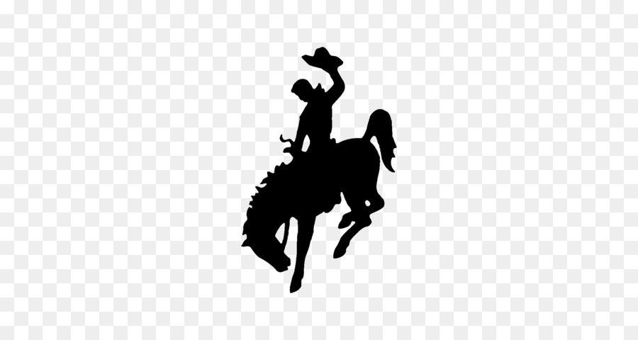 Wyoming Logo - Wyoming Horse Bronc riding Bucking Clip art - Cowboy Logo png ...