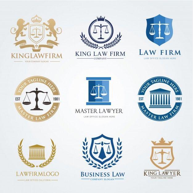 Lawyer Logo - Law firm logo icon vector design. lawyer logo design set Vector ...