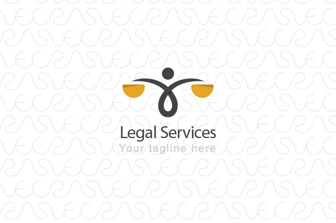 Lawyer Logo - Legal Services & Attorney Logo Template