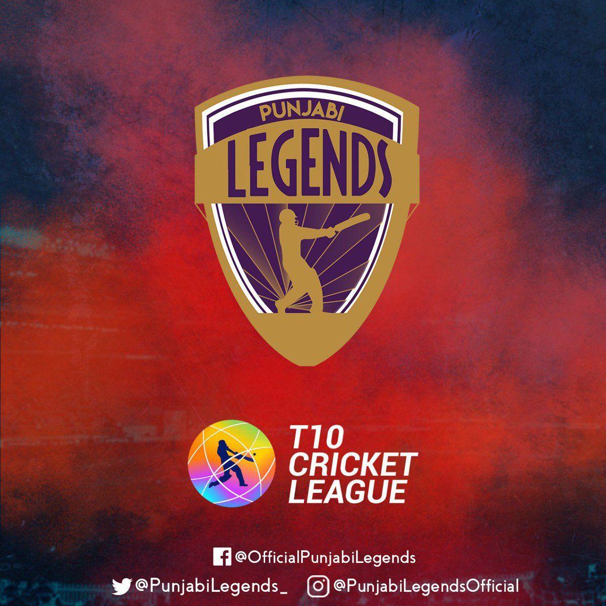 T10 Logo - Punjabi Legends Squad, Players List, Logo, Captain for T10 CL 2017