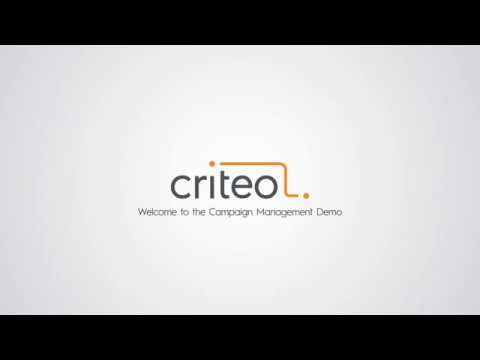 Criteo Logo - Criteo Management Center Campaign Management Demo - YouTube