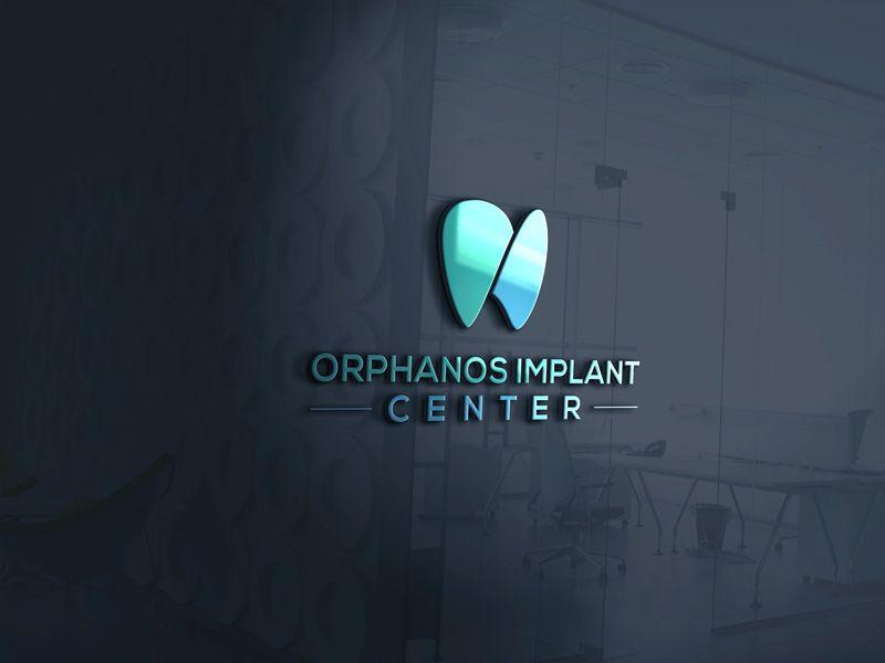 Implant Logo - Modern, Professional, Dental Logo Design for Orphanos Implant Center
