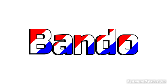 Bando Logo - Liberia Logo. Free Logo Design Tool from Flaming Text