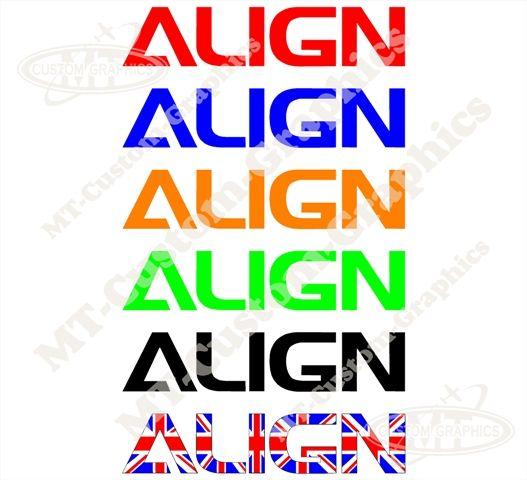 Align Logo - The-MT-Shop - Graphics, Smoke-oil, Foamies & CNC Products