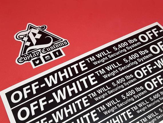 Off White Logo - Off White Belt Logo Stencil | Etsy