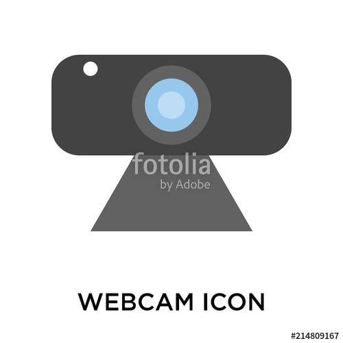 Webcam Logo - Webcam icon vector sign and symbol isolated on white background ...