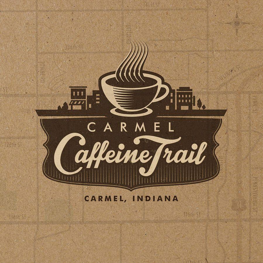 Caffeine Logo - Carmel Caffeine Logo and Print Design | Wilkinson Brothers Graphic ...