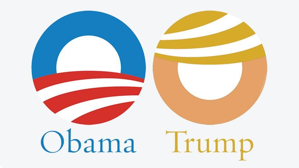 Lot Logo - Obama's campaign logo looks a lot like Donald Trump