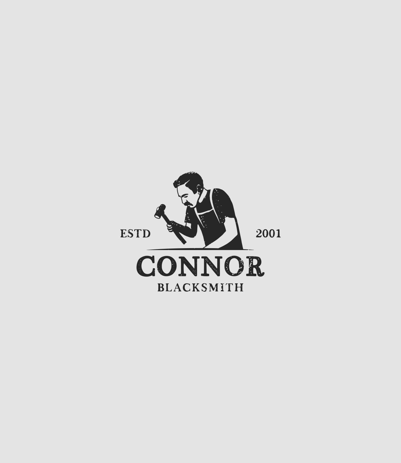 Metalsmith Logo - Logo for blacksmith Connor from Denver. A blacksmith is a metalsmith ...