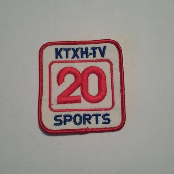 Ktxh Logo - KTXH TV Sports Channel 20 Company Logo Patch Old School Patch