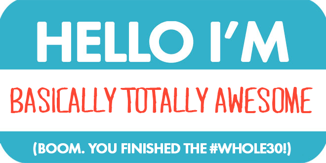 Whole30 Logo - BOOM. You Finished the #JulyWhole30! | The Whole30® Program
