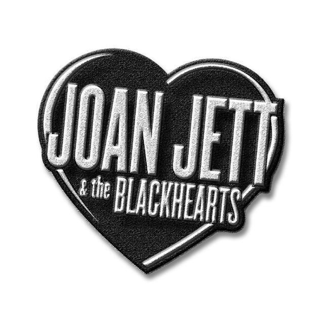 Jett Logo - Joan Jett & The Blackhearts Embroidered Heart Patch | music ...