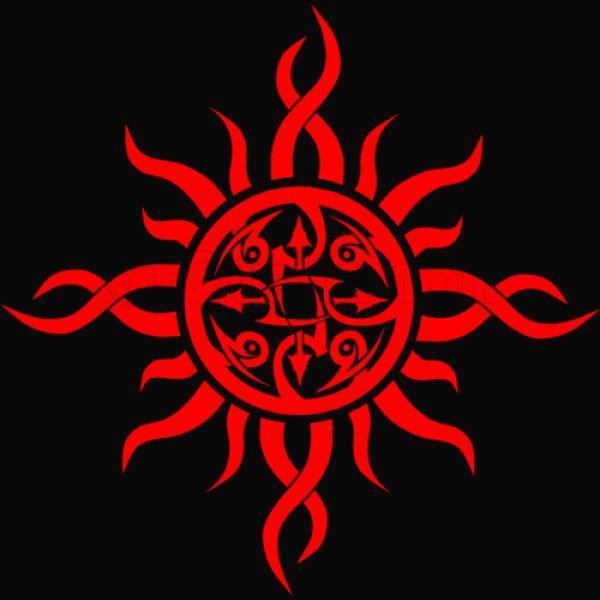 Godsmack Logo - Godsmack New Tribal Logo Red Apron | Customon.com