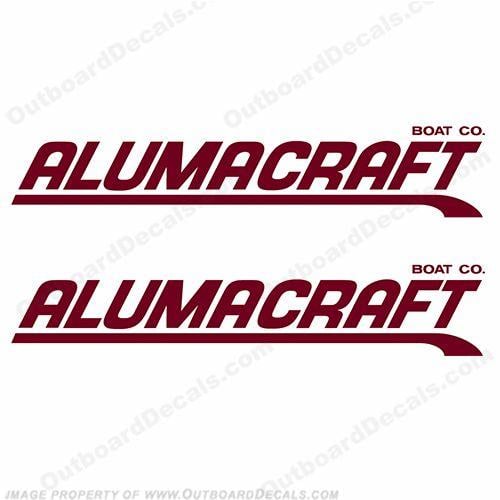 Alumacraft Logo - Alumacraft Boat Logo Decals - Style 3 (Set of 2)